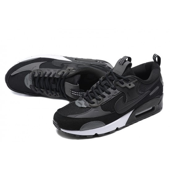 Nike Air Max 90 Futura Uomo Scarpe Nero Bianco DM9922-003