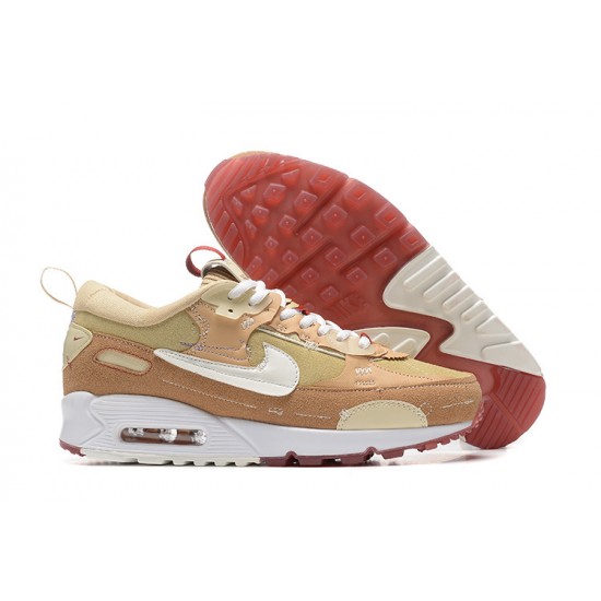 Nike Air Max 90 Futura Uomo Scarpe Marrone Bianco