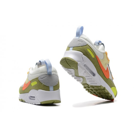 Nike Air Max 90 Futura Uomo Scarpe Verde Arancione