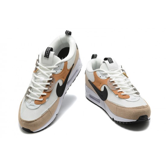 Nike Air Max 90 Futura Uomo Scarpe Bianco Marrone DM9922-002