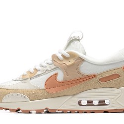 Nike Air Max 90 Futura Donna Scarpe Bianco Marrone DV7190-100