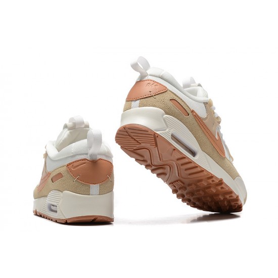 Nike Air Max 90 Futura Donna Scarpe Bianco Marrone DV7190-100