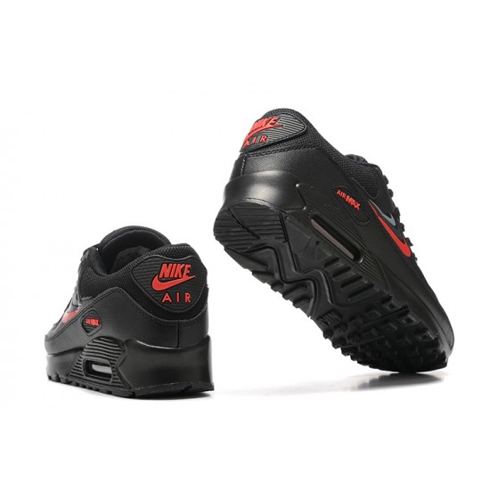 Nike Air Max 90 Uomo Scarpe Nero Rosso