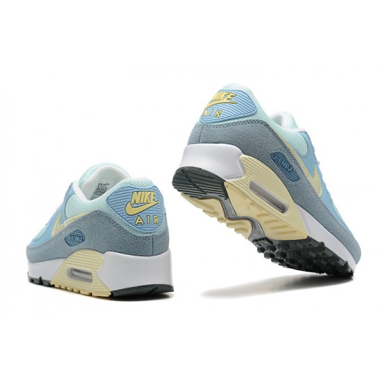 Nike Air Max 90 Uomo Scarpe Blu Bianco DM2829-001