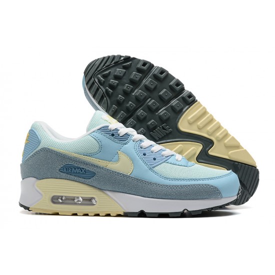 Nike Air Max 90 Uomo Scarpe Blu Bianco DM2829-001