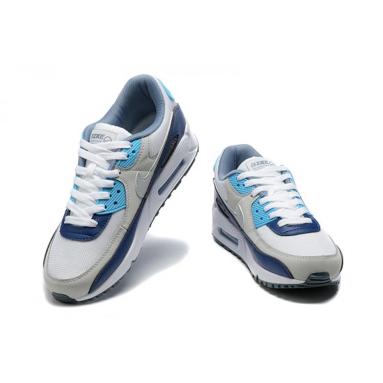 Nike Air Max 90 Uomo Scarpe Blu Bianco FD0664-400