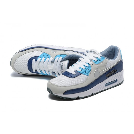 Nike Air Max 90 Uomo Scarpe Blu Bianco FD0664-400