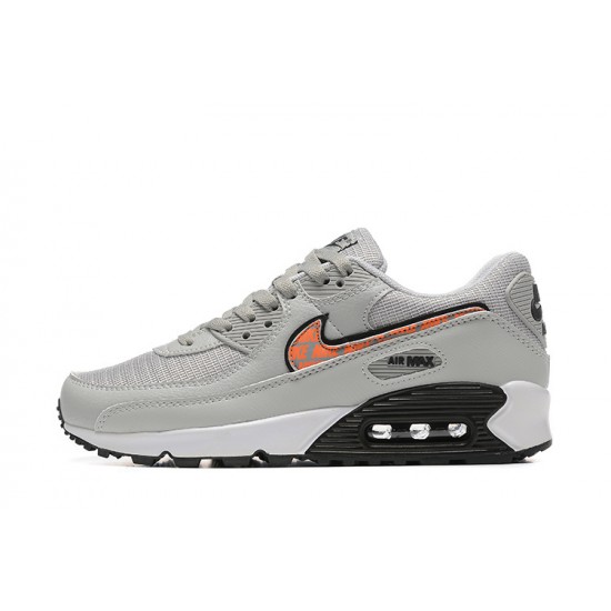 Nike Air Max 90 Uomo Scarpe Grigio Arancione