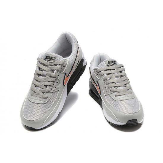 Nike Air Max 90 Uomo Scarpe Grigio Arancione