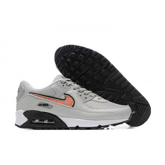 Nike Air Max 90 Uomo Scarpe Grigio Arancione