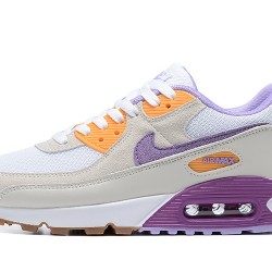 Nike Air Max 90 Uomo Scarpe Viola Bianco