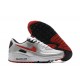 Nike Air Max 90 Uomo Scarpe Argento Rosso