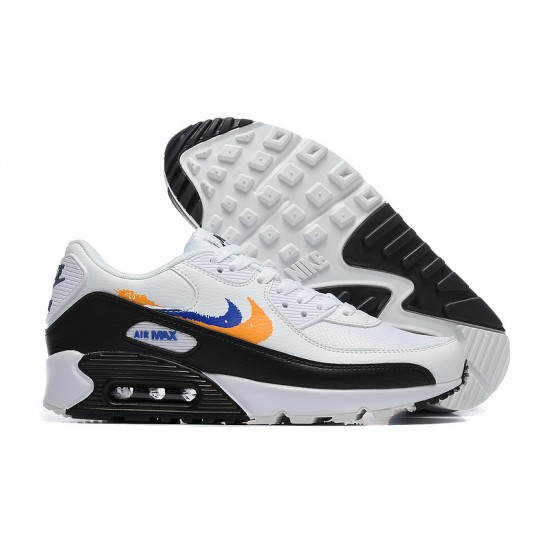 Nike Air Max 90 Uomo Scarpe Bianco Nero FD0654-400