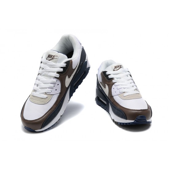 Nike Air Max 90 Uomo Scarpe Bianco Marrone DZ3522-002