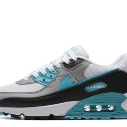 Nike Air Max 90 Uomo Scarpe Bianco Grigio and Blu