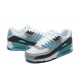 Nike Air Max 90 Uomo Scarpe Bianco Grigio and Blu