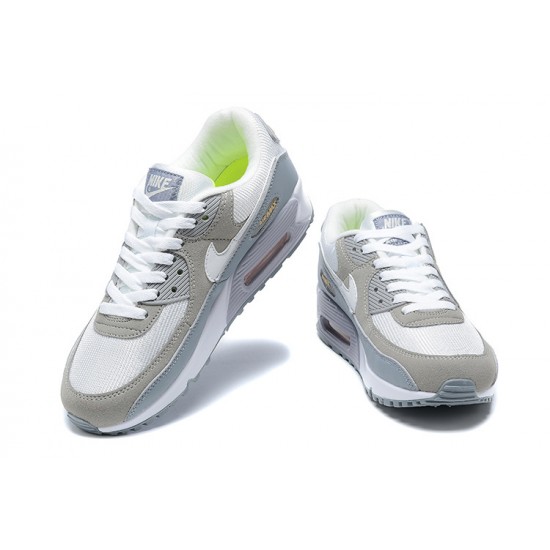 Nike Air Max 90 Uomo Scarpe Bianco Grigio and Verde