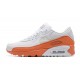 Nike Air Max 90 Uomo Scarpe Bianco Arancione DM0958-100