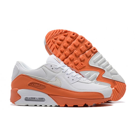 Nike Air Max 90 Uomo Scarpe Bianco Arancione DM0958-100