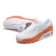 Nike Air Max 90 Uomo Scarpe Bianco Arancione DM0958-100