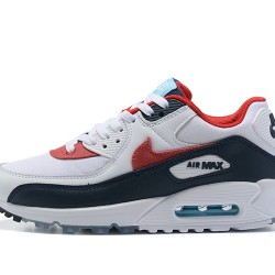 Nike Air Max 90 Uomo Scarpe Bianco Rosso DJ5170-100