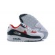 Nike Air Max 90 Uomo Scarpe Bianco Rosso DJ5170-100