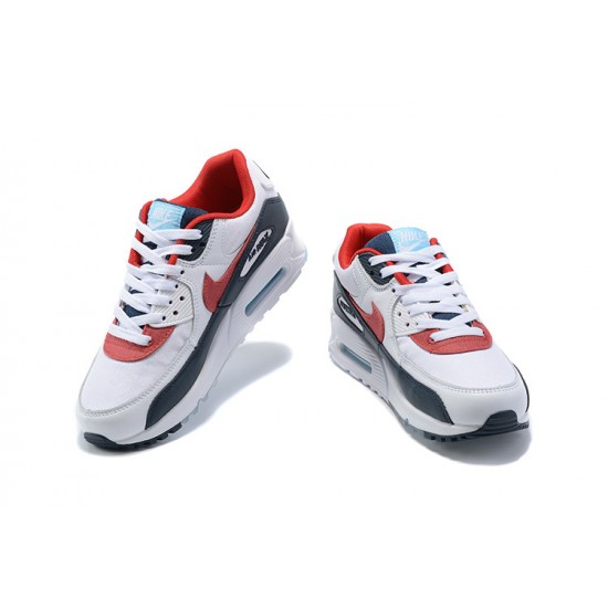 Nike Air Max 90 Uomo Scarpe Bianco Rosso DJ5170-100