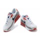 Nike Air Max 90 Uomo Scarpe Bianco Rosso