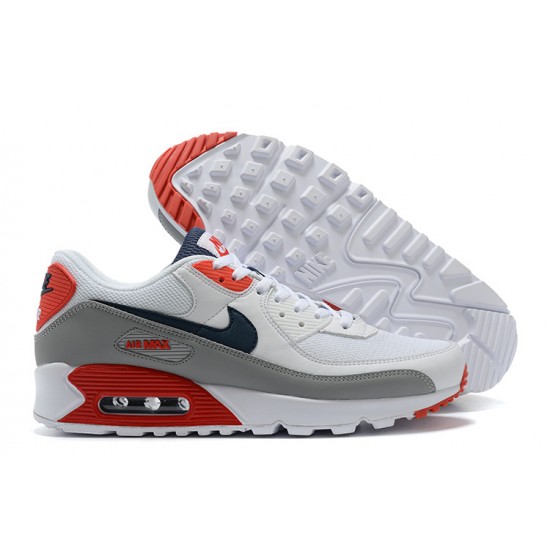 Nike Air Max 90 Uomo Scarpe Bianco Rosso