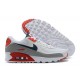 Nike Air Max 90 Uomo Scarpe Bianco Rosso