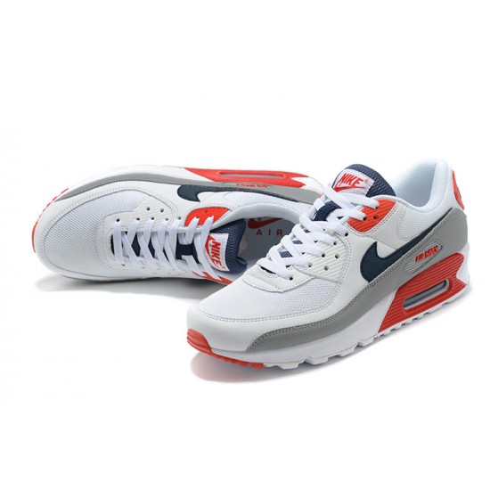 Nike Air Max 90 Uomo Scarpe Bianco Rosso