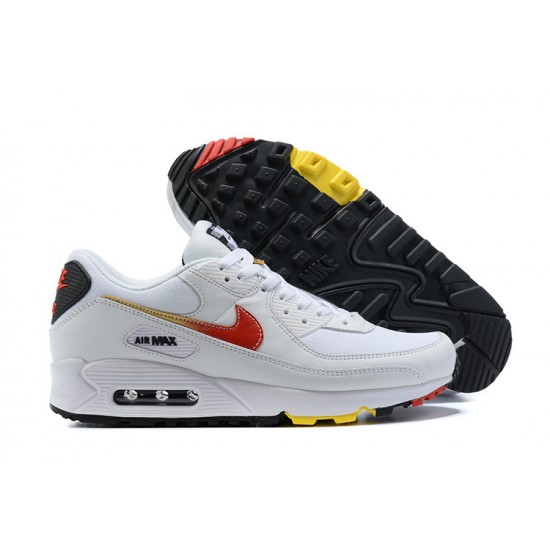 Nike Air Max 90 Uomo Scarpe Bianco and Rosso