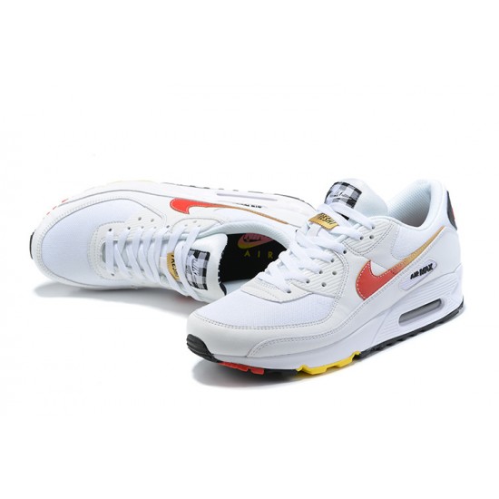 Nike Air Max 90 Uomo Scarpe Bianco and Rosso