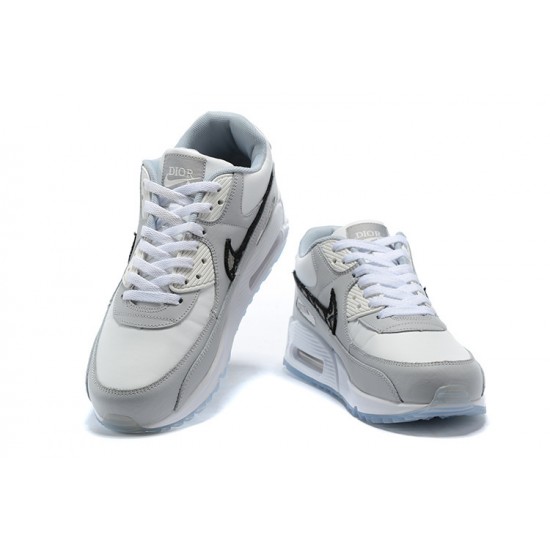 Nike Air Max 90 Donna/Uomo Scarpe Grigio Bianco CN8607-002