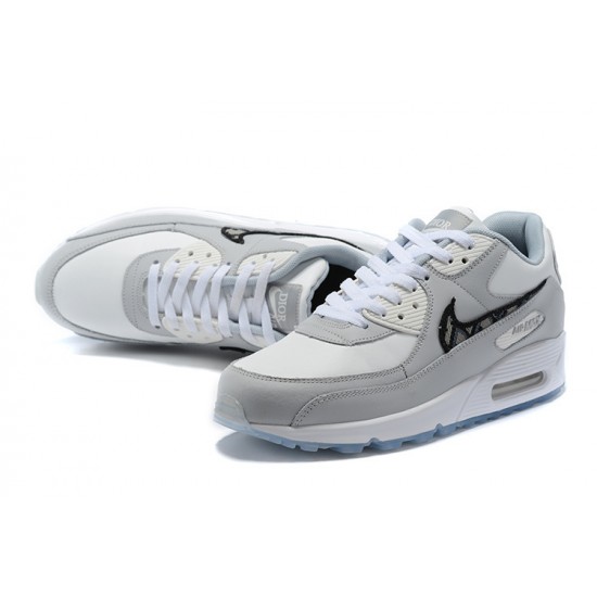 Nike Air Max 90 Donna/Uomo Scarpe Grigio Bianco CN8607-002