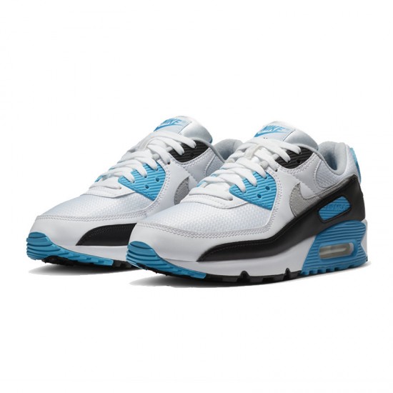 Nike Air Max 90 Donna/Uomo Scarpe Laser Blu and Bianco