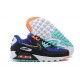 Nike Air Max 90 Donna/Uomo Scarpe Supernova Blu Bianco CW6018-001