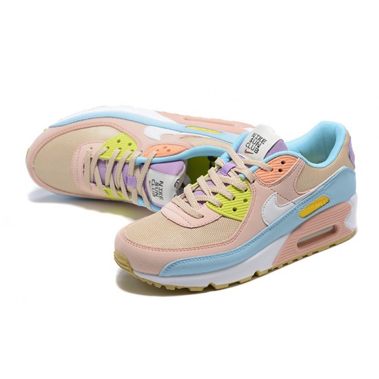 Nike Air Max 90 Donna Scarpe Rosa Blu DJ9997-100