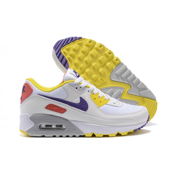 Nike Air Max 90 Donna Scarpe Bianco Giallo