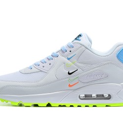 Nike Air Max 90 SE Uomo Scarpe Worldwide Bianco Blu CK7069-100