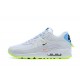 Nike Air Max 90 SE Uomo Scarpe Worldwide Bianco Blu CK7069-100