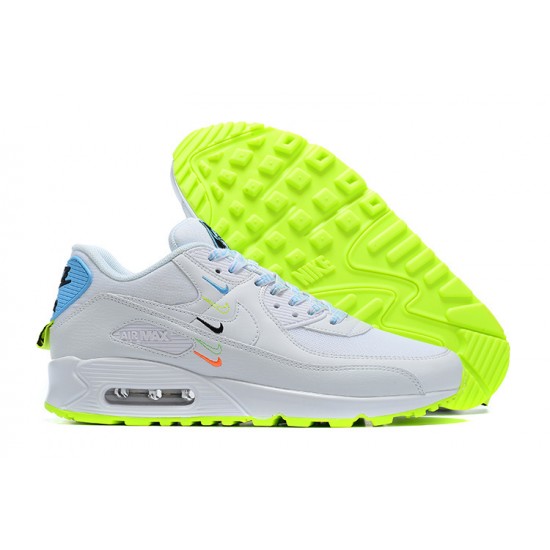 Nike Air Max 90 SE Uomo Scarpe Worldwide Bianco Blu CK7069-100