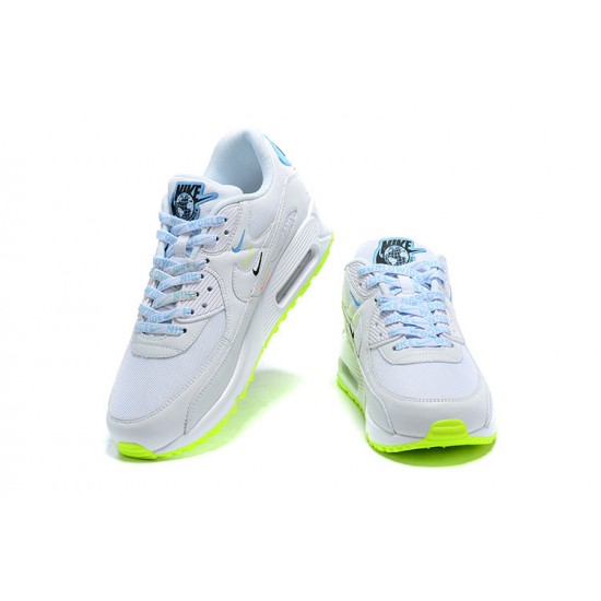 Nike Air Max 90 SE Uomo Scarpe Worldwide Bianco Blu CK7069-100