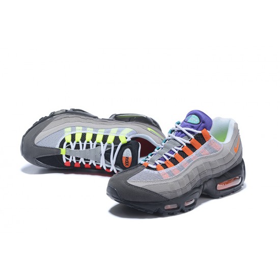 Nike Air Max 95 OG QS Donna/Uomo Scarpe Nerosafety Arancionevolt 810374-078