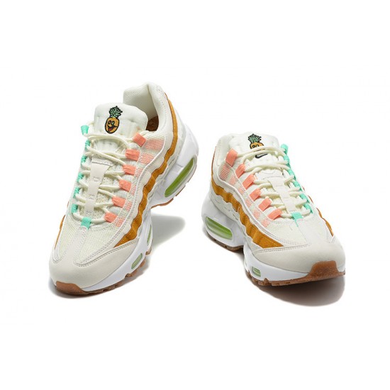 Nike Air Max 95 TT Uomo Scarpe Bianco  Verde Marrone CZ0154-100