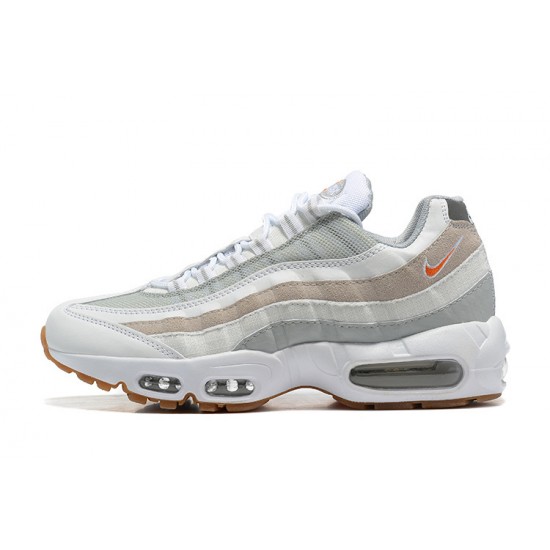 Nike Air Max 95 TT Uomo Scarpe Bianco Grigio and Arancione DM0011-100