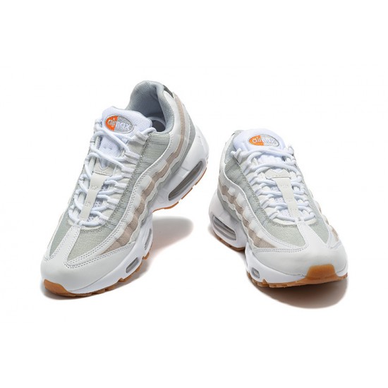 Nike Air Max 95 TT Uomo Scarpe Bianco Grigio and Arancione DM0011-100