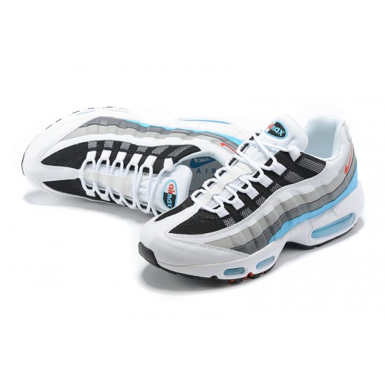 Nike Air Max 95 TT Uomo Scarpe Bianco Rosso Nero CV6971-100