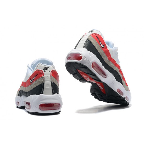 Nike Air Max 95 TT Uomo Scarpe Bianco Rosso DQ3430-001