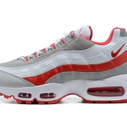 Nike Air Max 95 TT Uomo Scarpe Bianco Rosso and Grigio